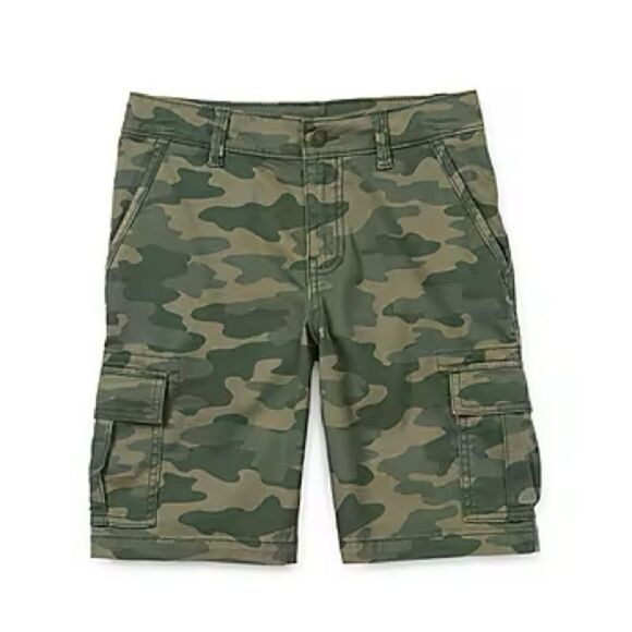 Boys Adjustable Waist Cargo Shorts – Husky 16, NWT – Ready for Adventure! - Picture 1 of 7